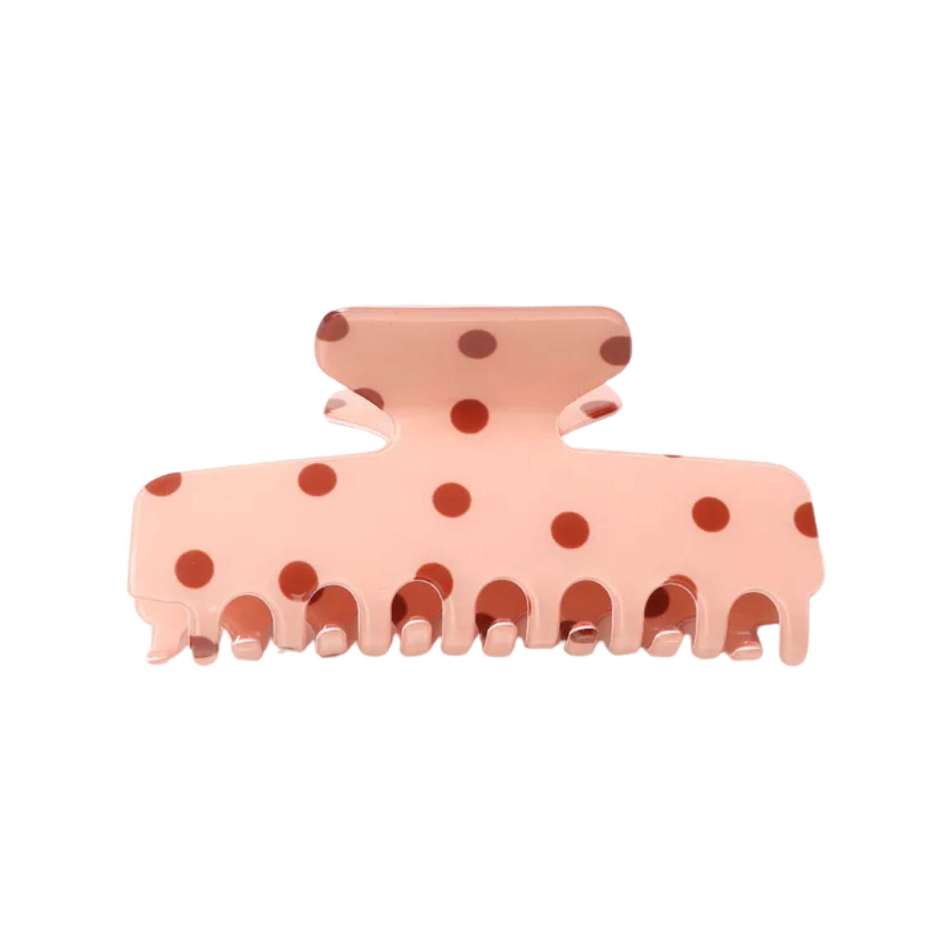 Polka Dot Hair Claw Clip