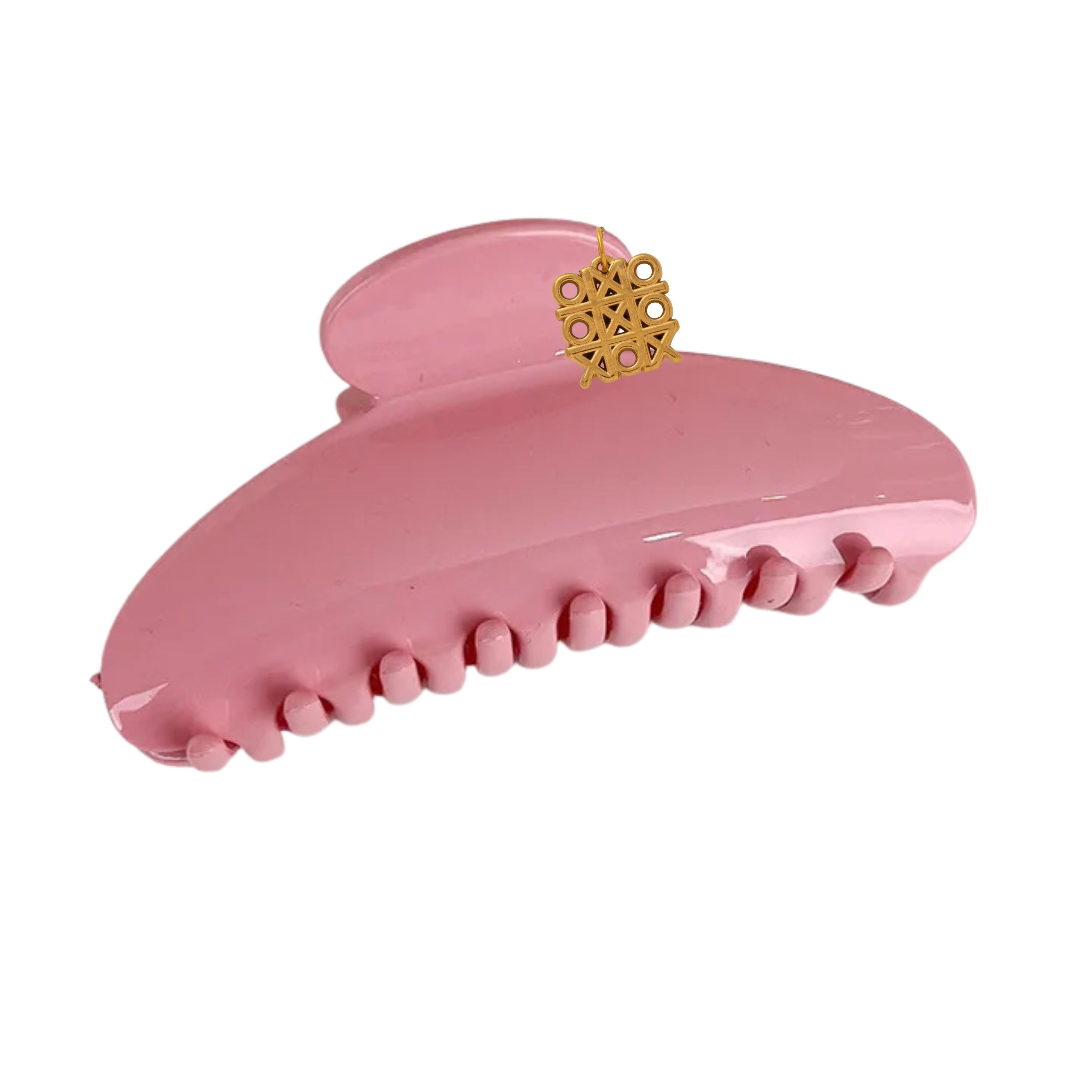 Peony Pink Hair Claw Clip