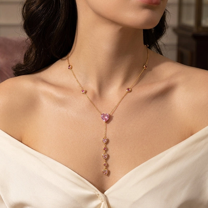 Sweetheart Lariat Necklace