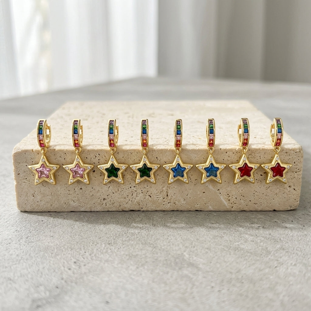 Starlight Rainbow Drop Earrings