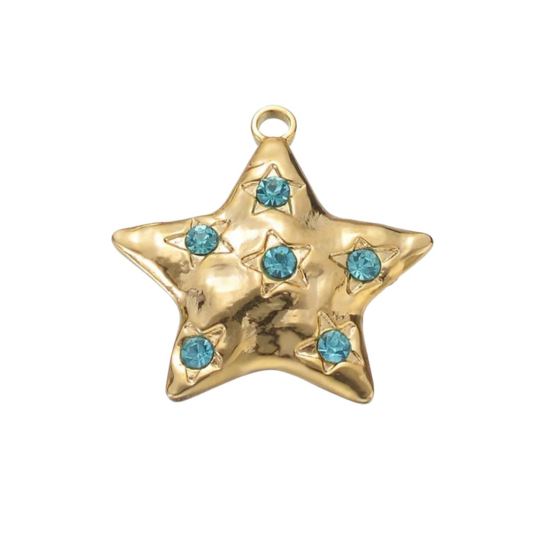 Studded Star Necklace