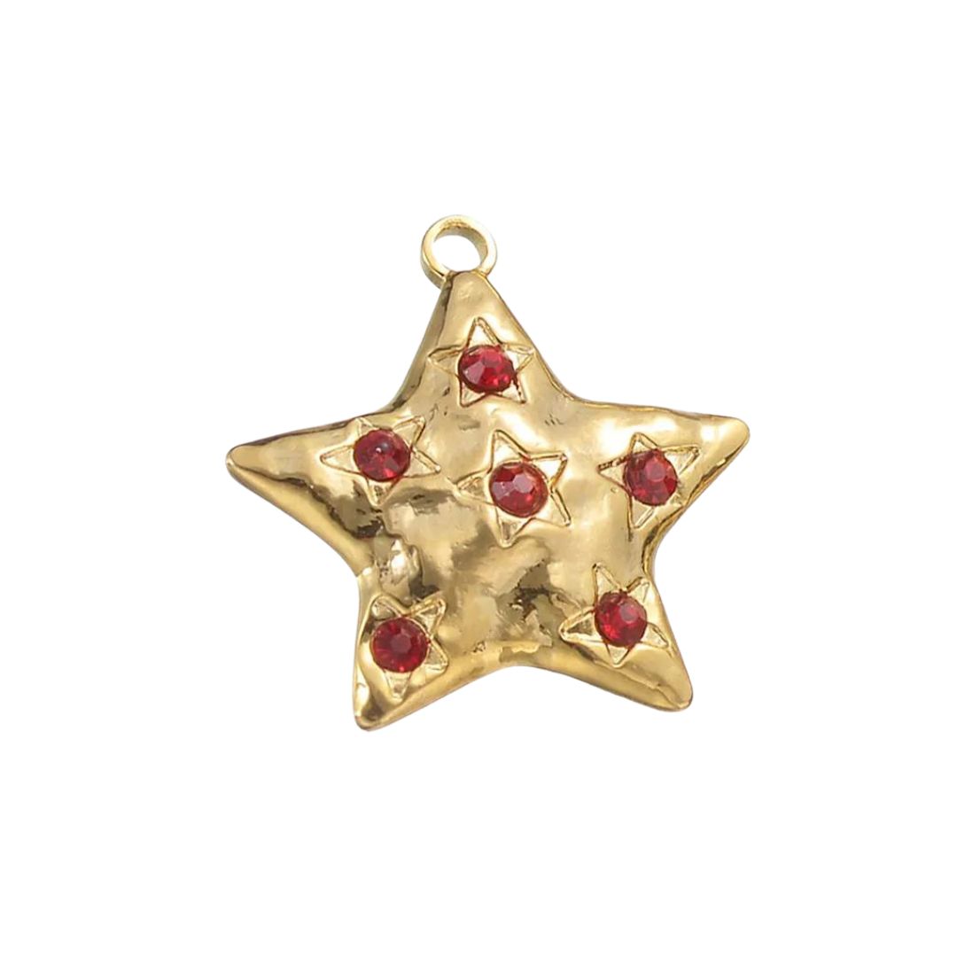 Studded Star Necklace