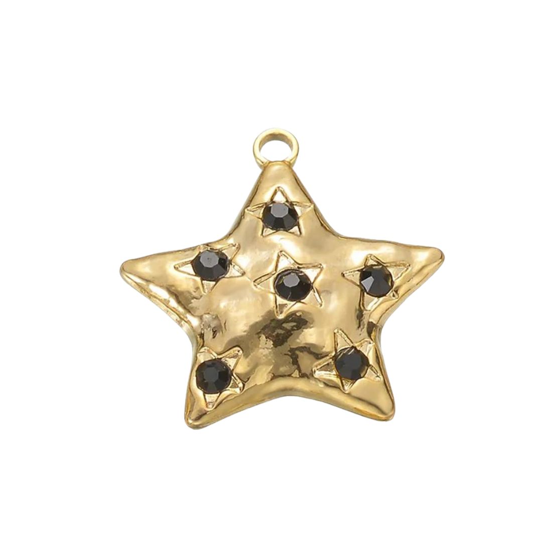 Studded Star Necklace