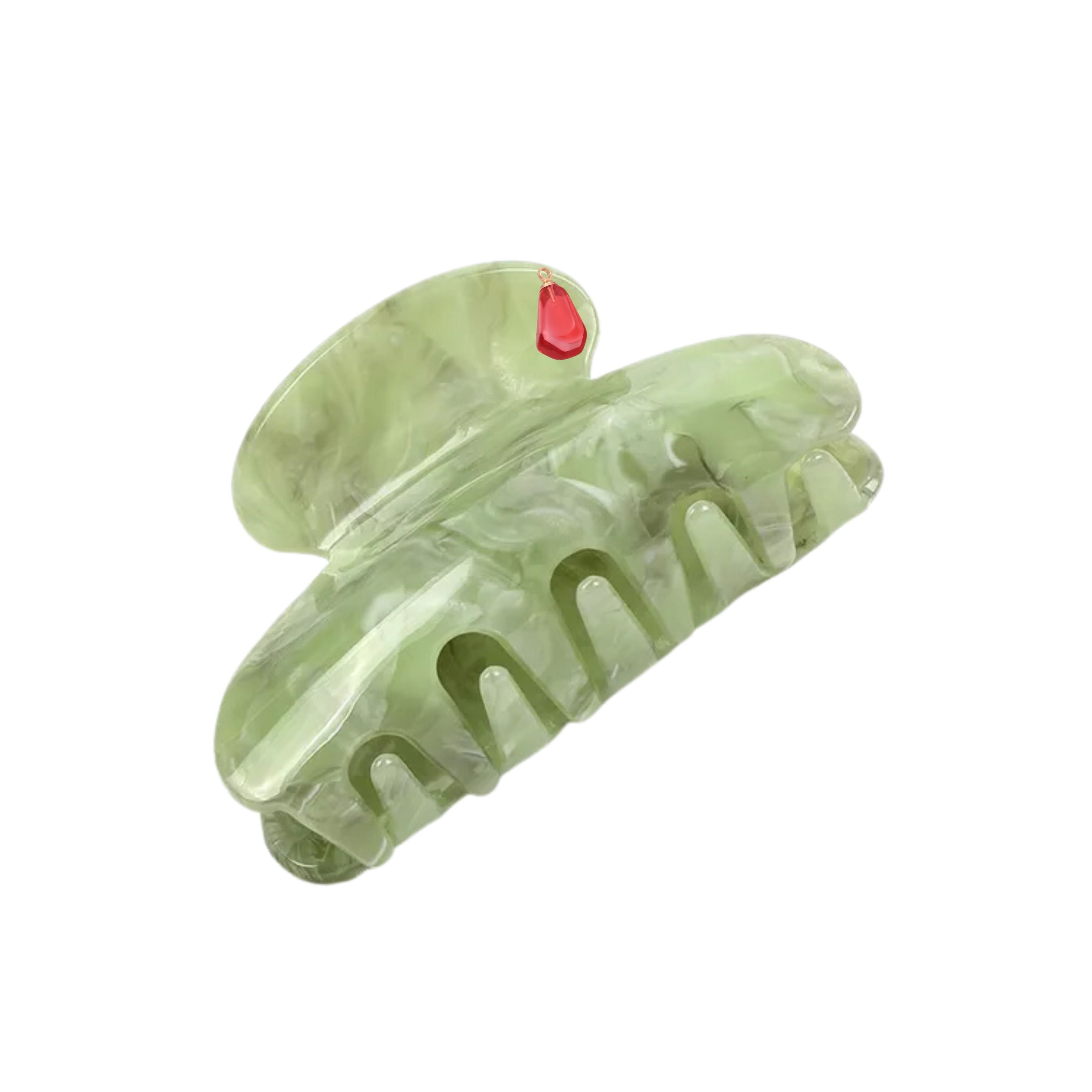 Moss Green Hair Claw Clip