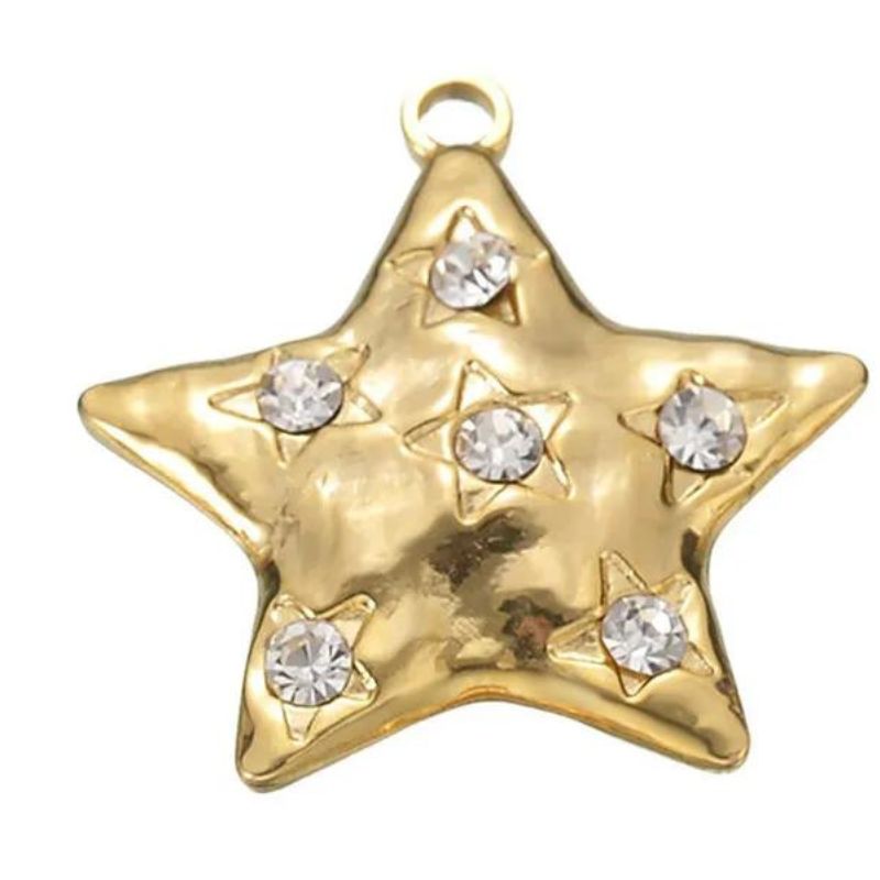 Studded Star Necklace