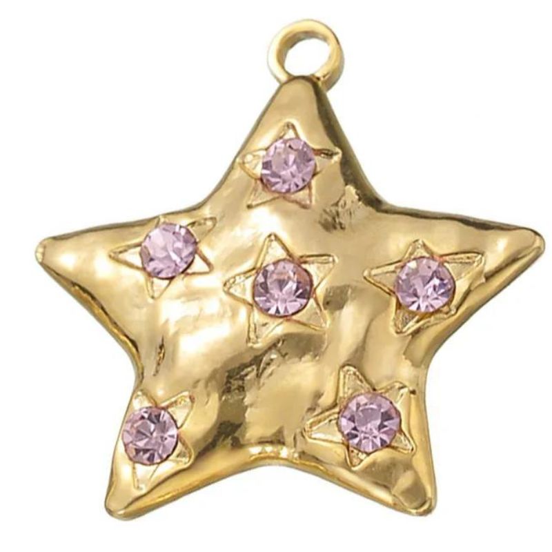 Studded Star Necklace