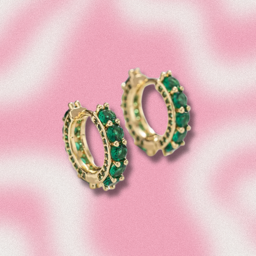 Double Trouble Hoop Earrings