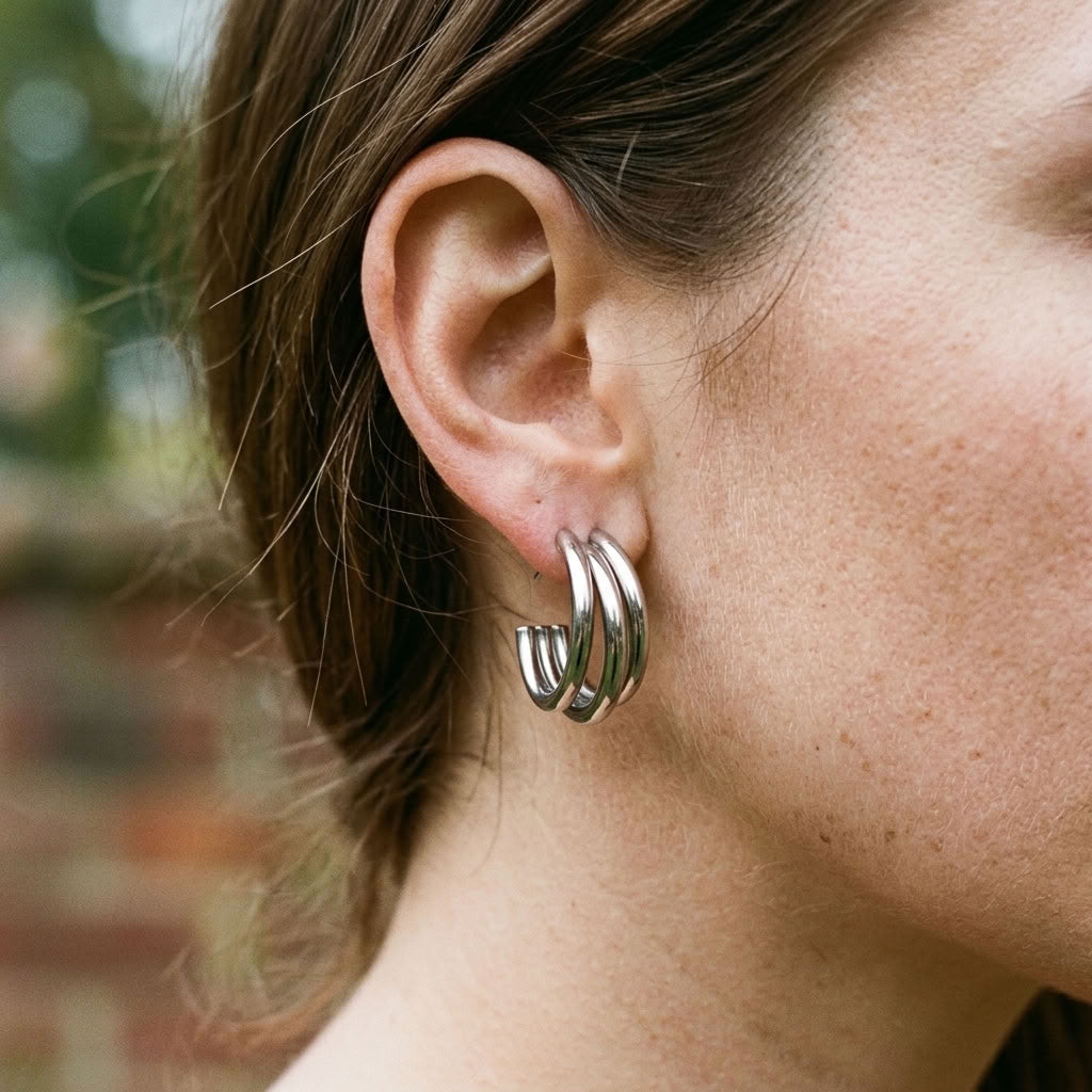 Mia Hoop Earrings