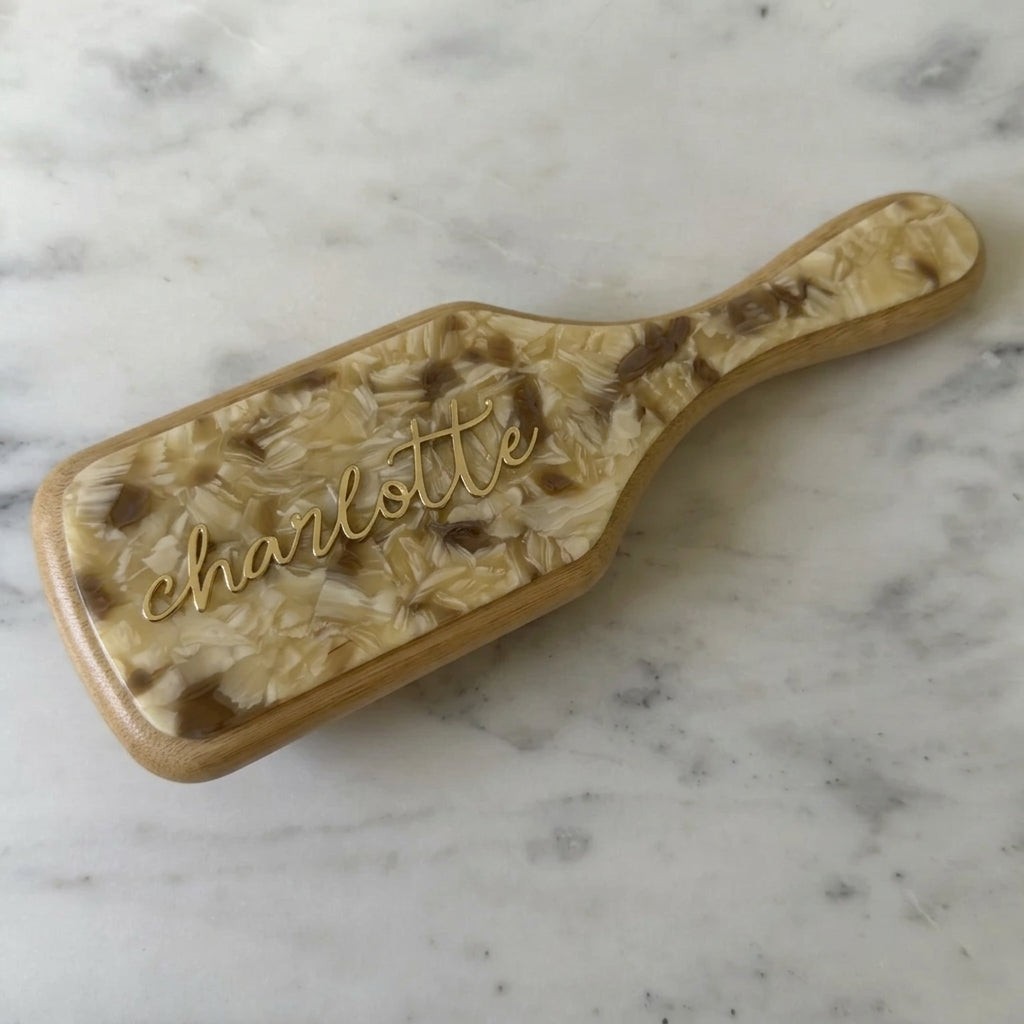 Personalised Signature Paddle Hair Brush