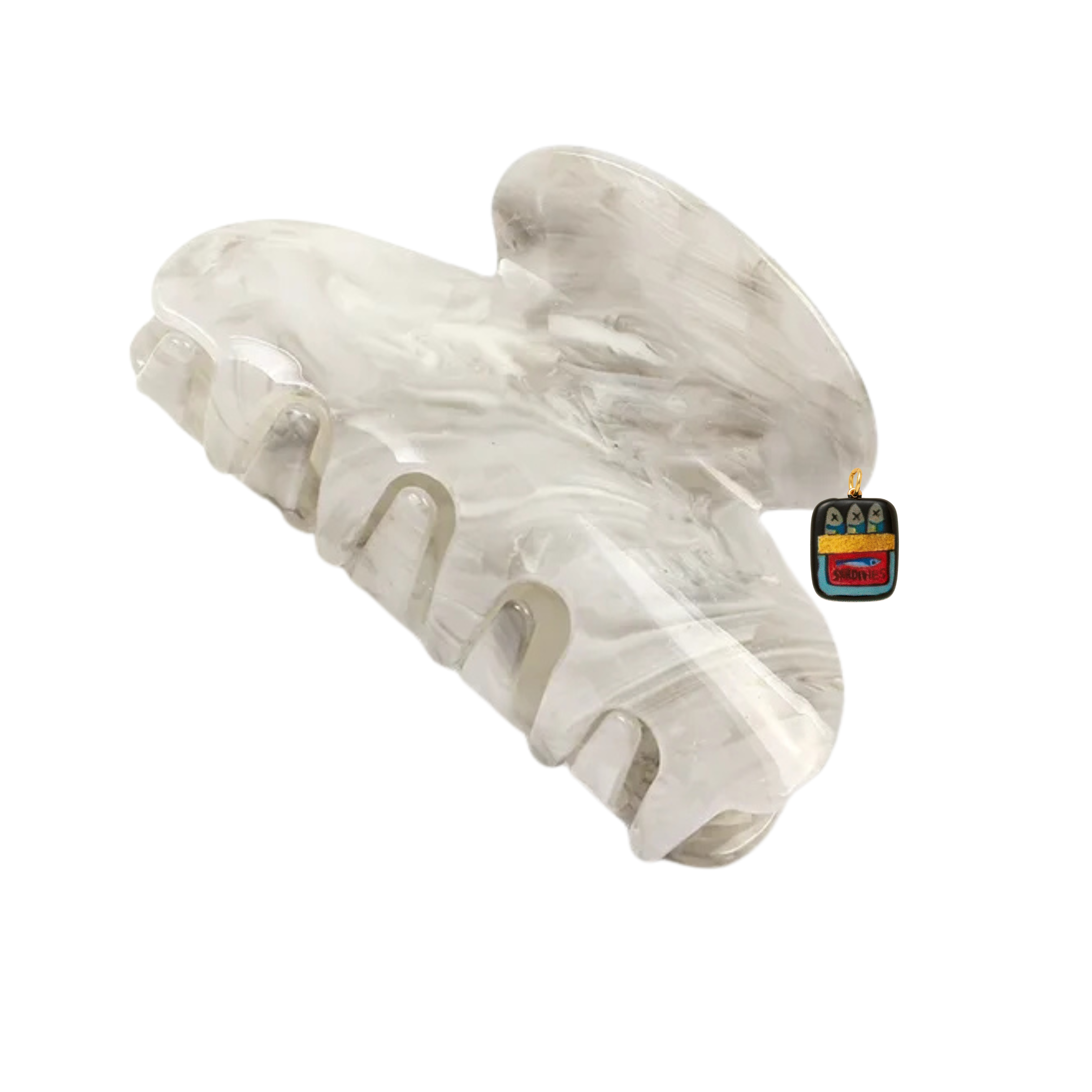 Marble Hair Claw Clip