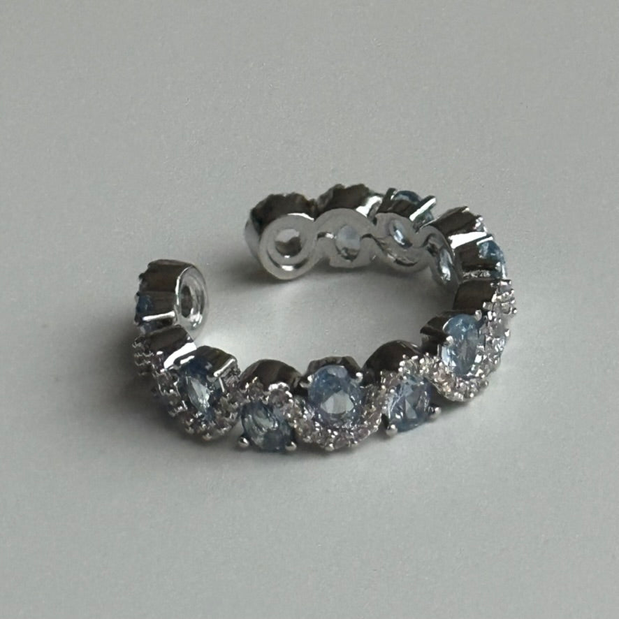 baby blue wave ring