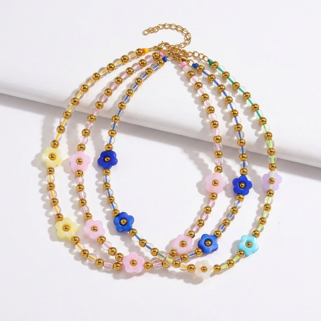 Bloom Beaded Necklace