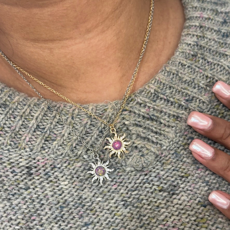 rapunzel sun necklace