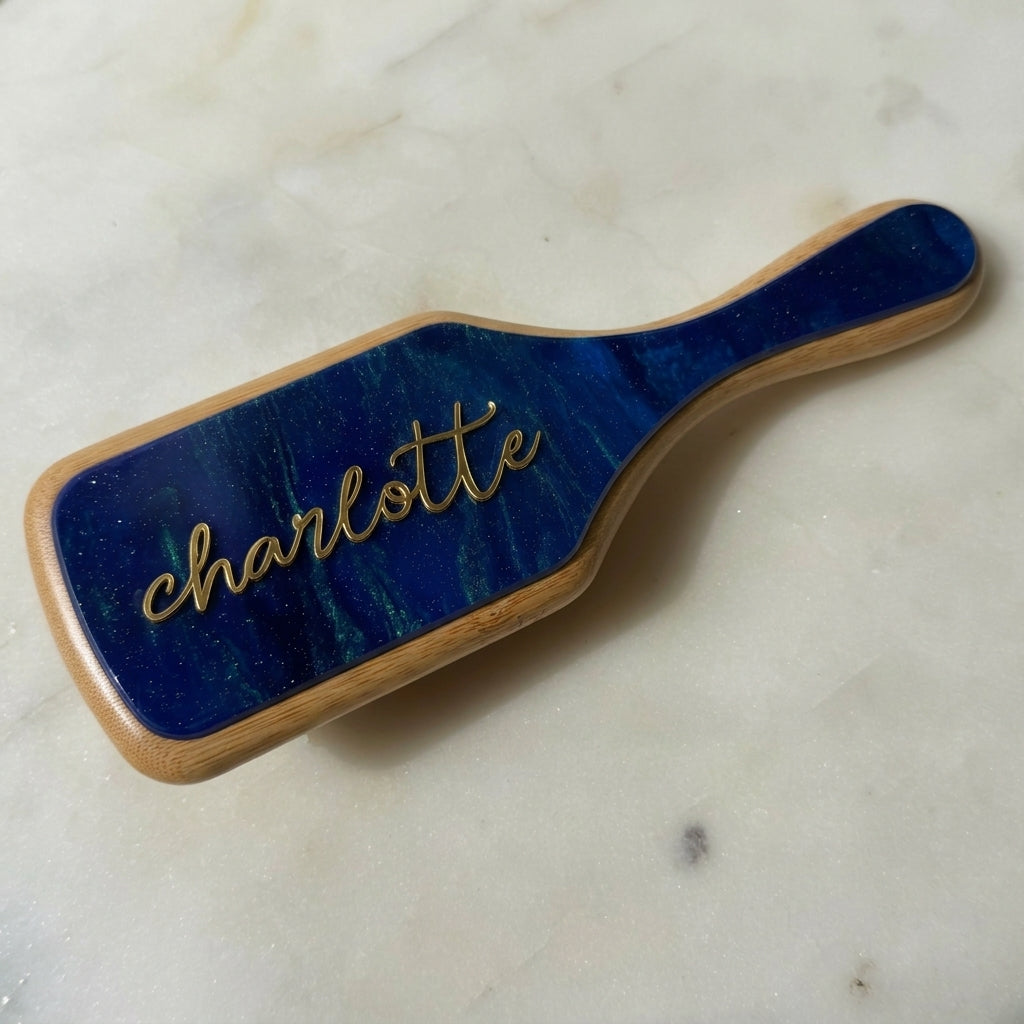 Personalised Signature Paddle Hair Brush
