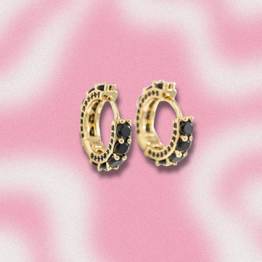 Double Trouble Hoop Earrings