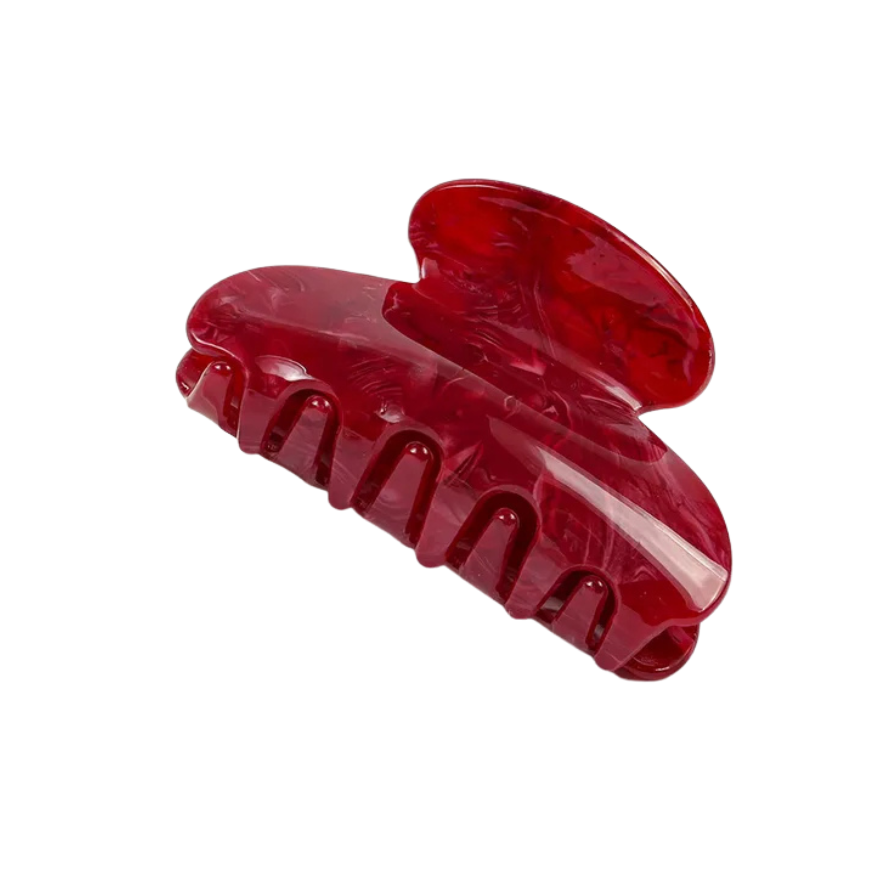 Cherry Swirl Hair Claw Clip