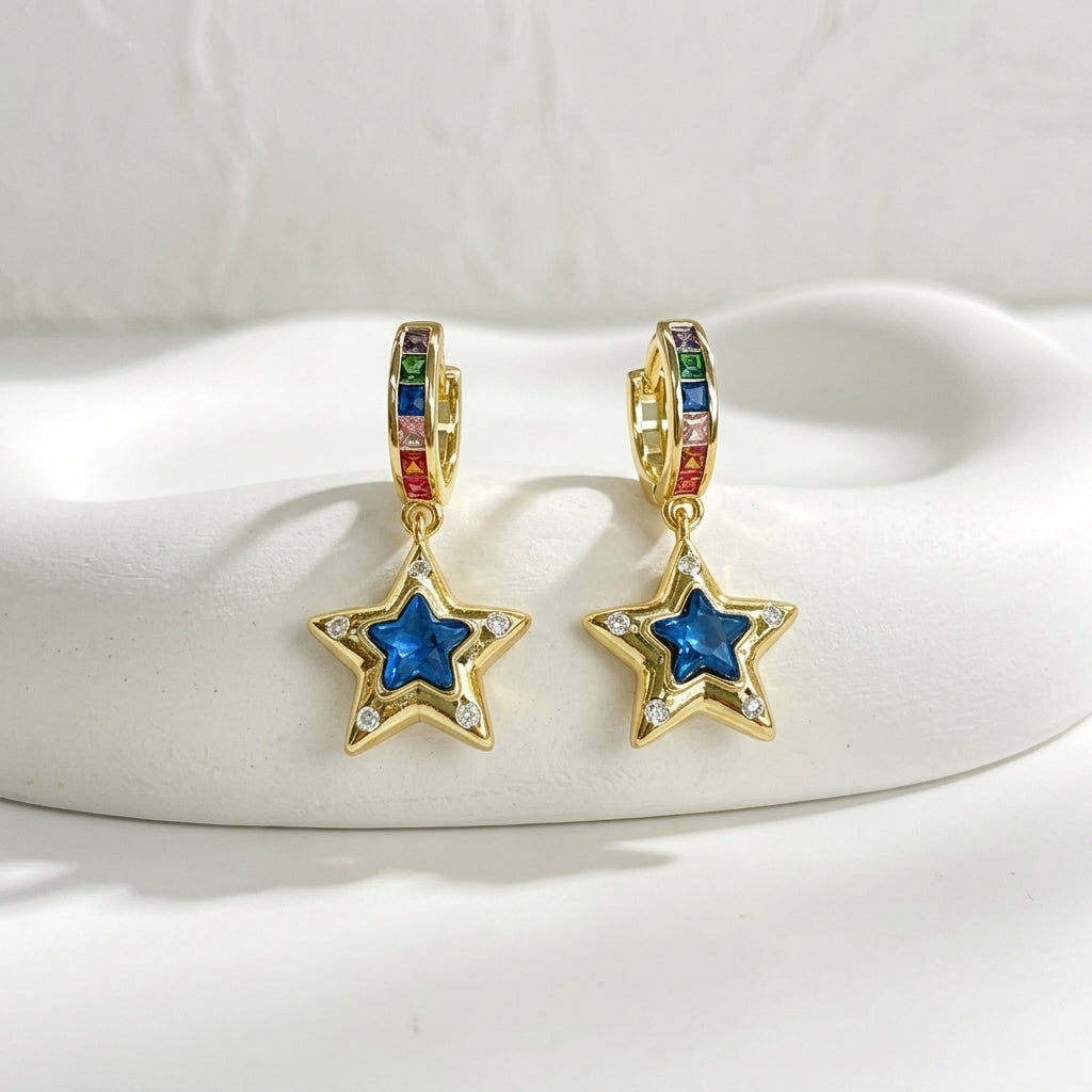 Starlight Rainbow Drop Earrings