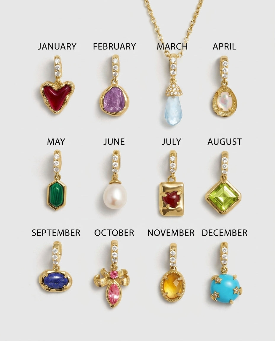 Crystal Birthstone Necklace