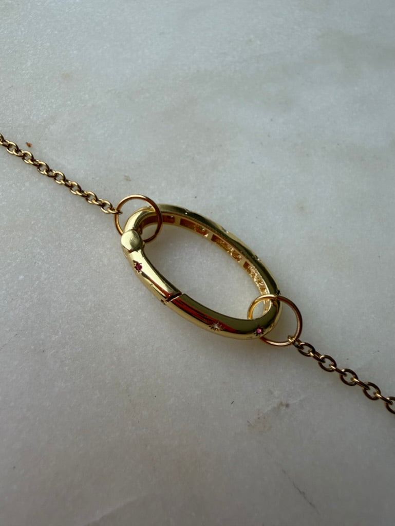 Carabiner Charm Necklace