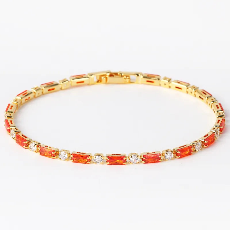 Baguette tennis bracelet