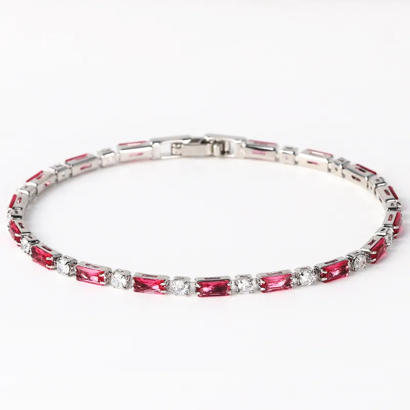 Baguette tennis bracelet