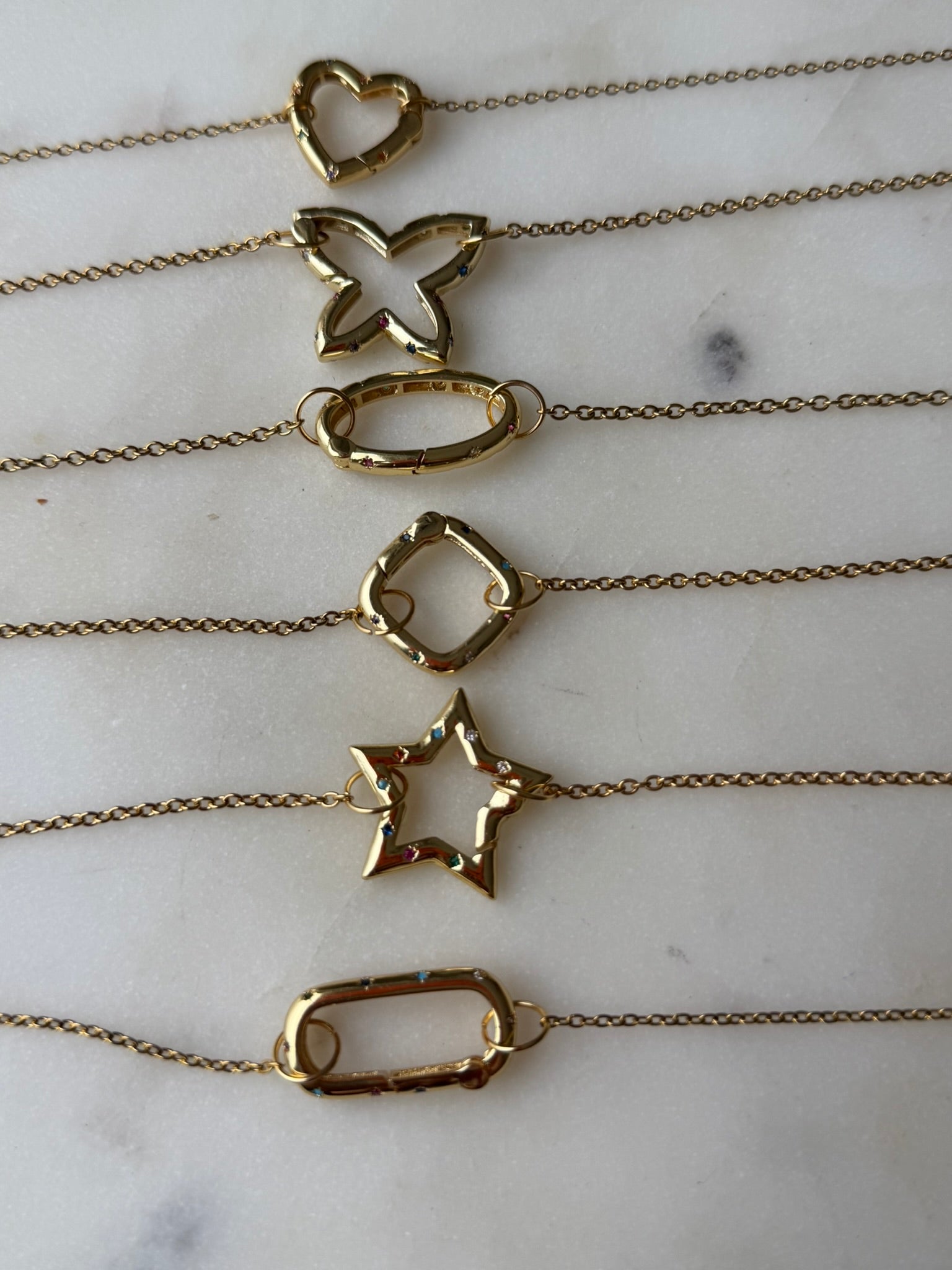 Carabiner Charm Necklace