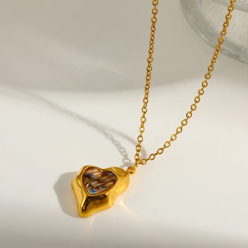 Melted Heart Necklace