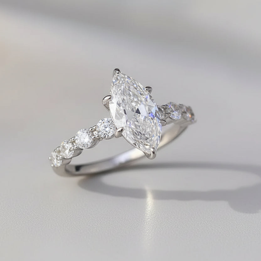 Clear Marquise Ring
