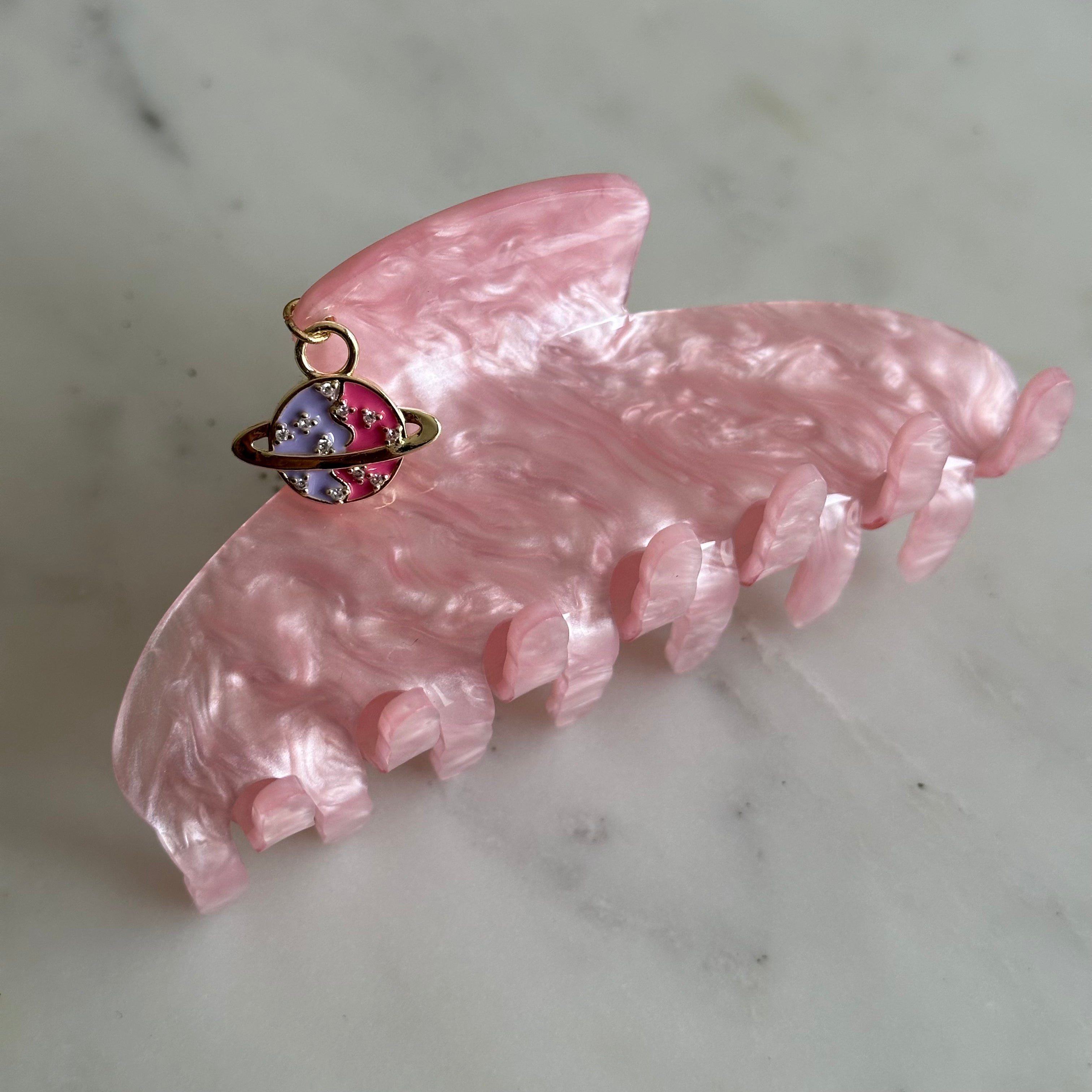 Custom Charm Hair Claw Clip