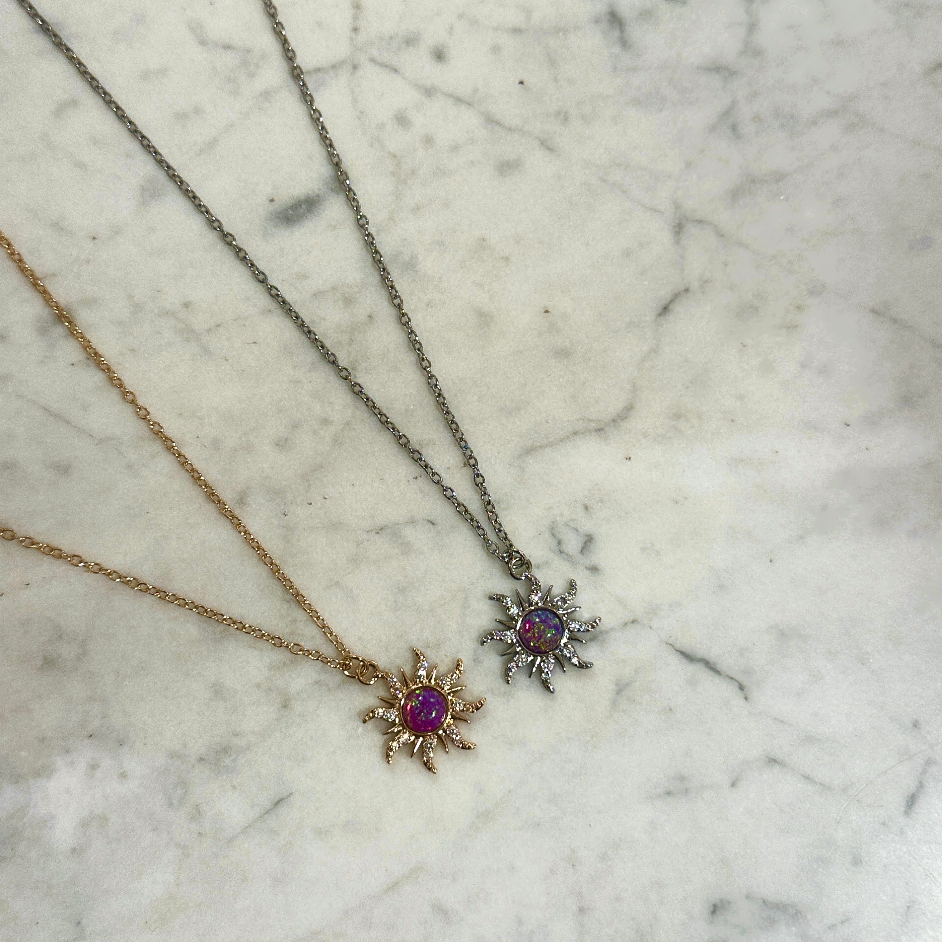 rapunzel sun necklace