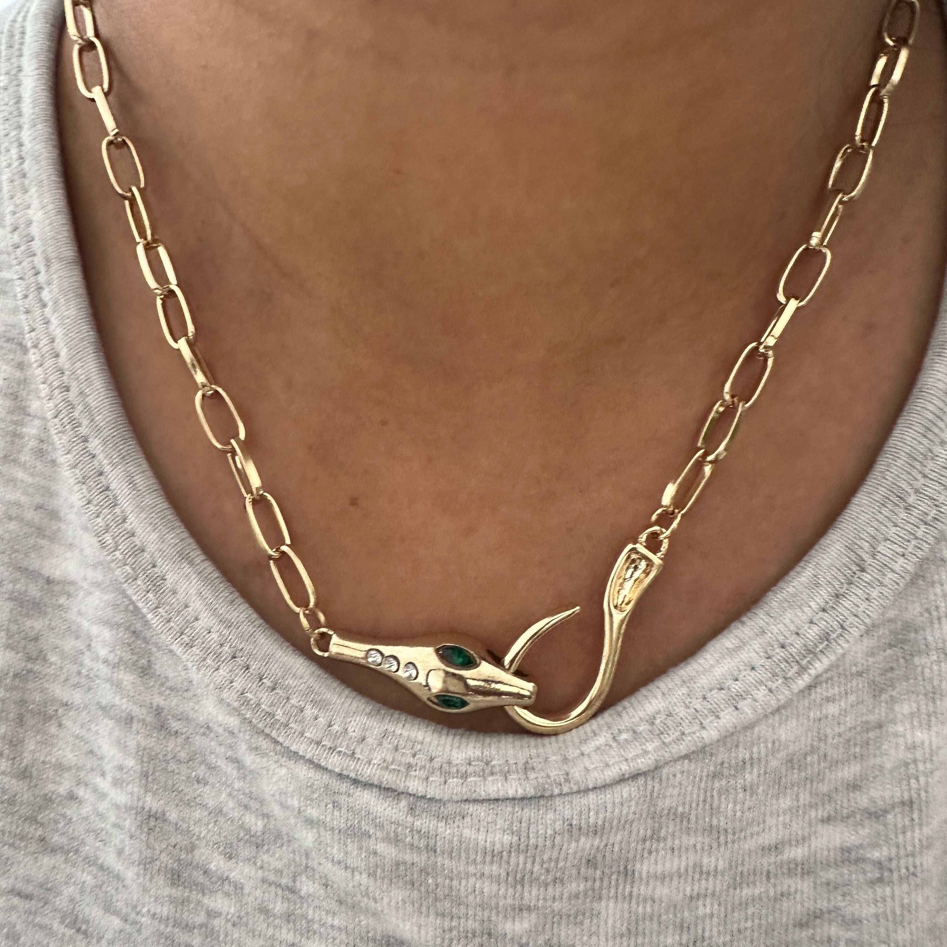 in my snake era necklace