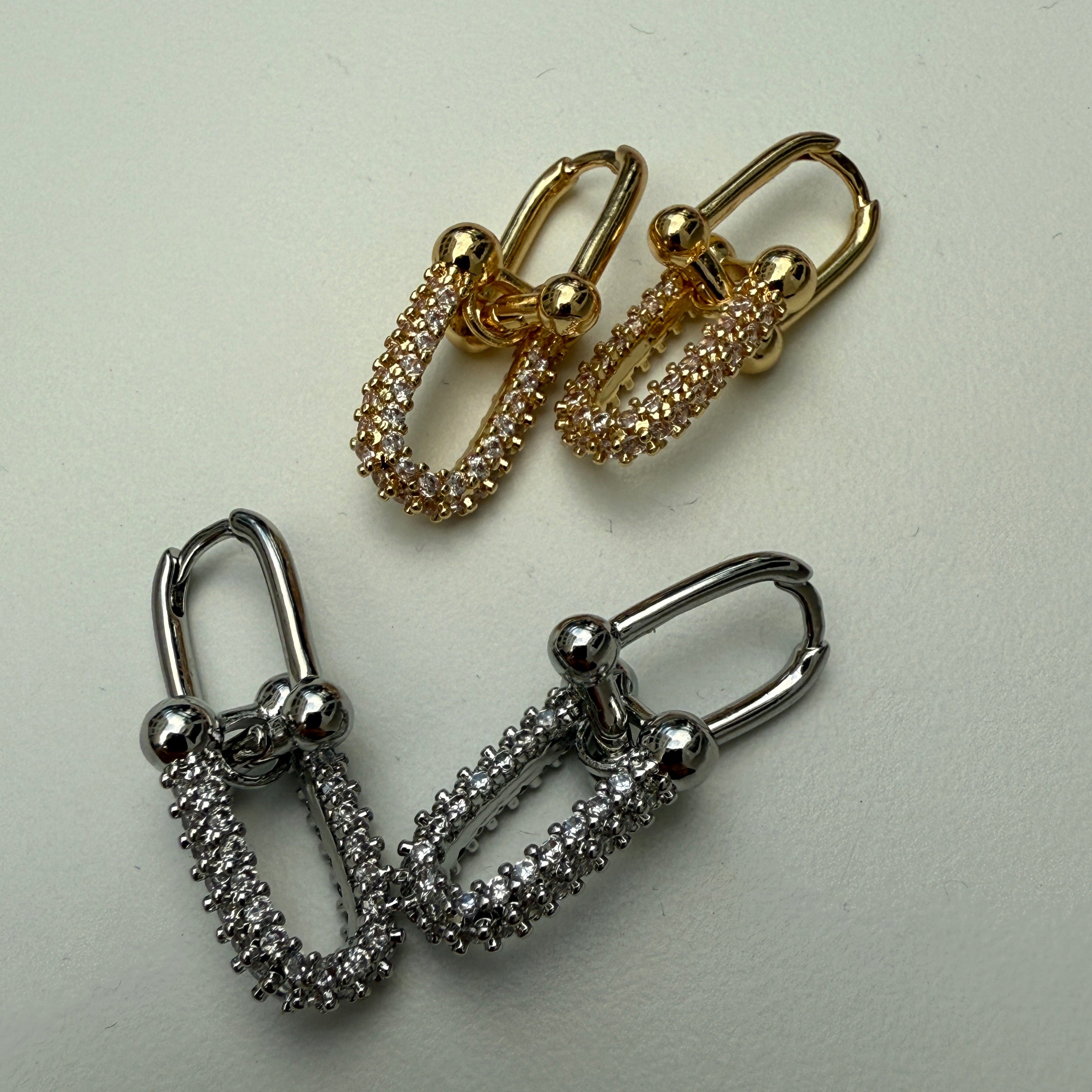 Chain earrings