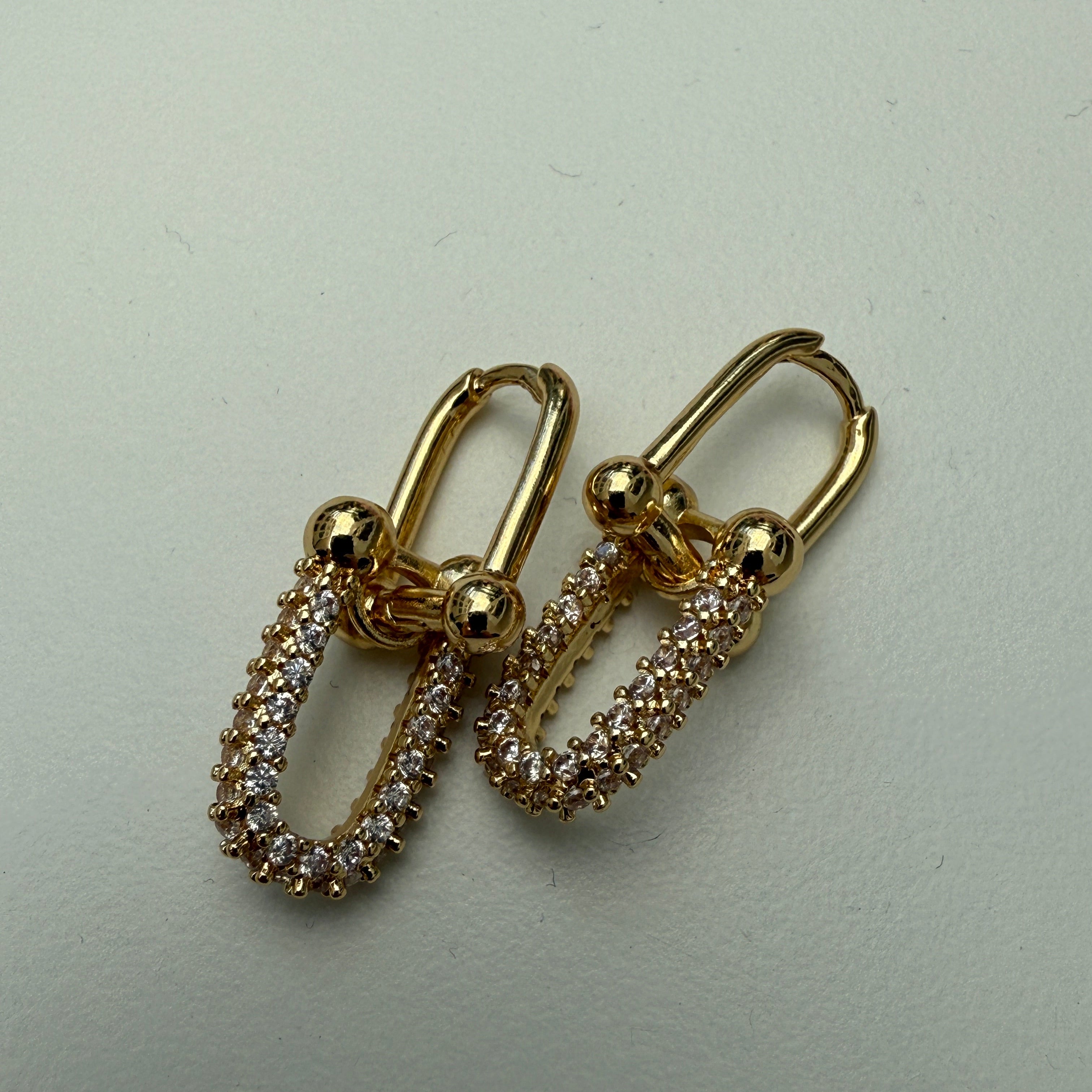 Chain earrings