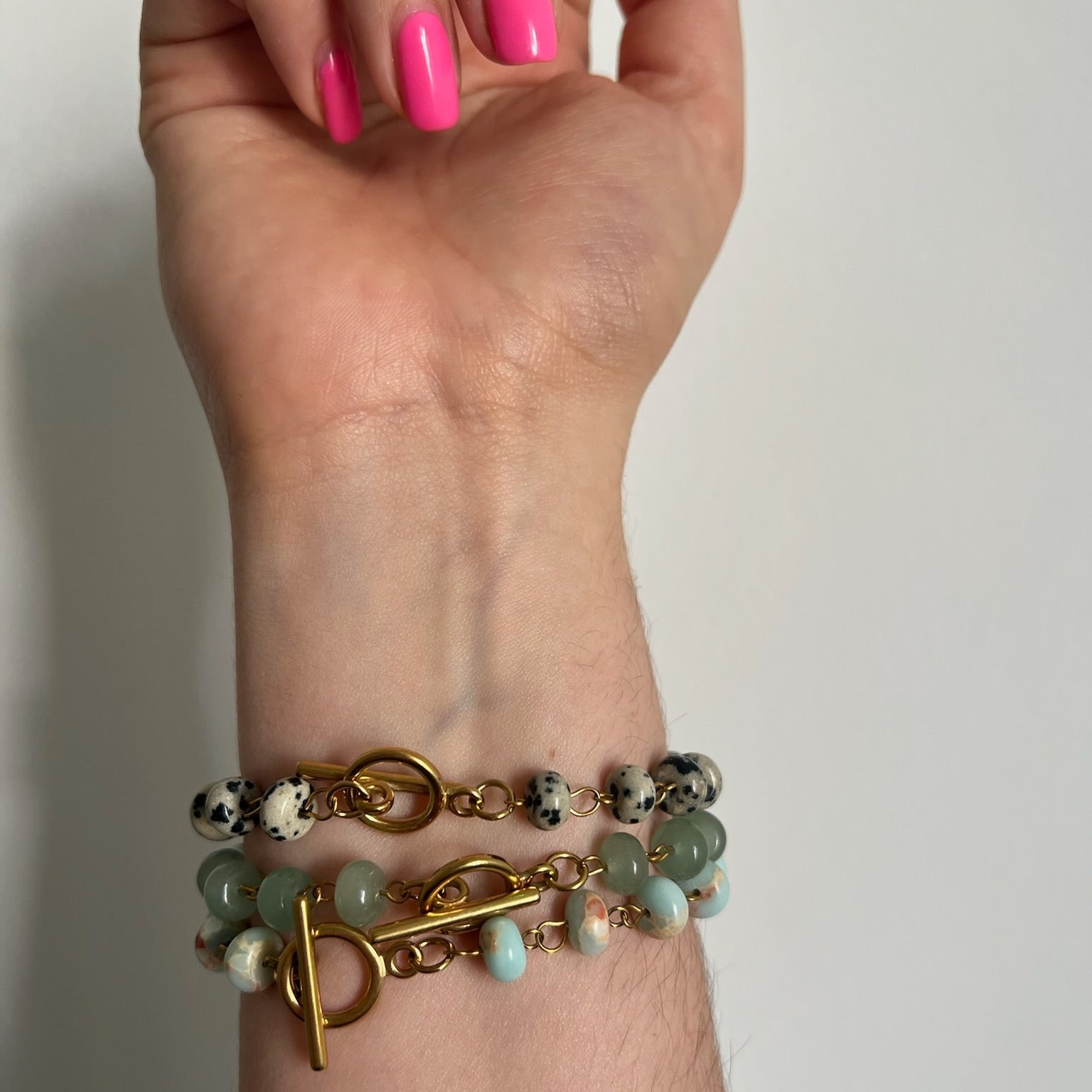 Crystal T Bar Bracelet