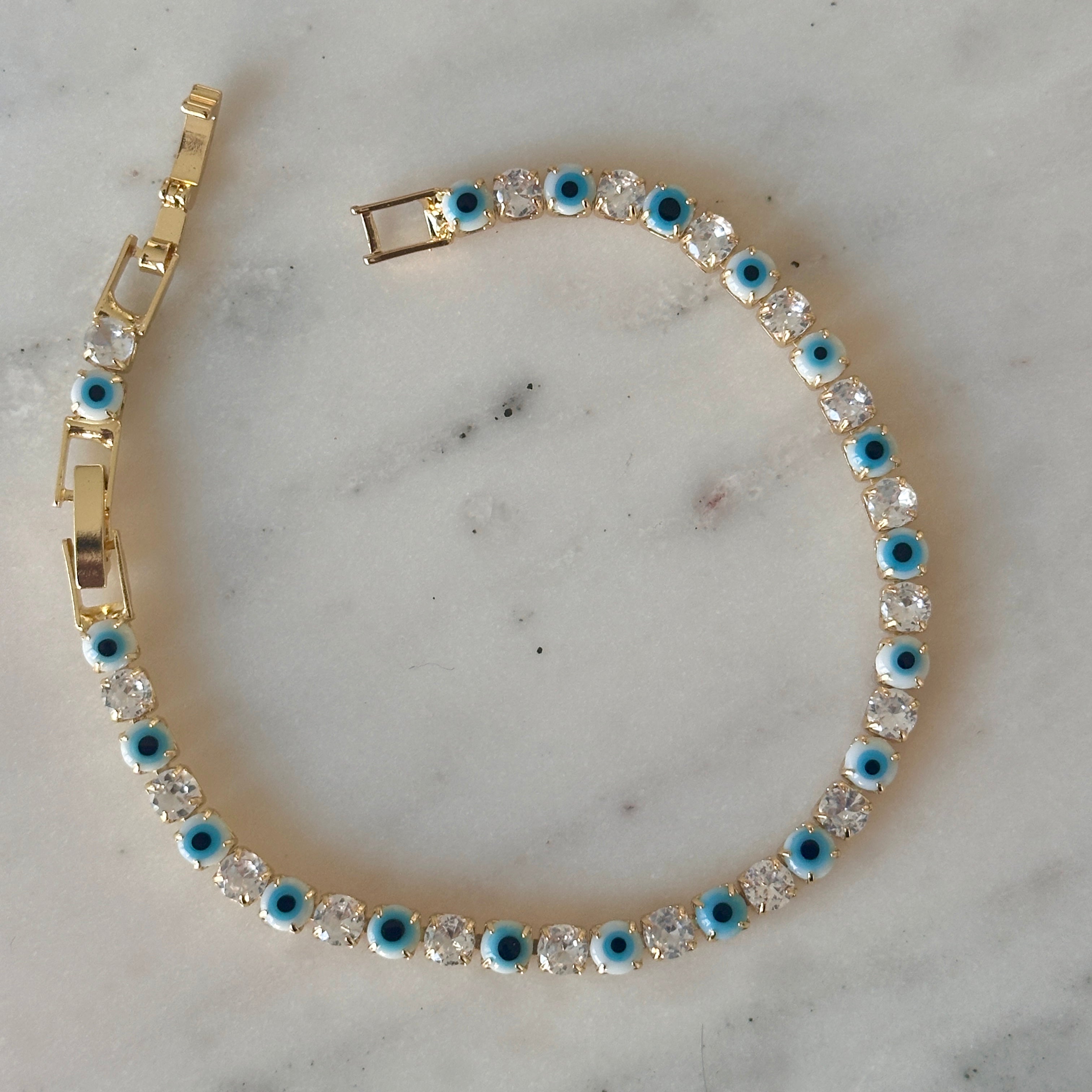 Evil Eye Tennis Bracelet