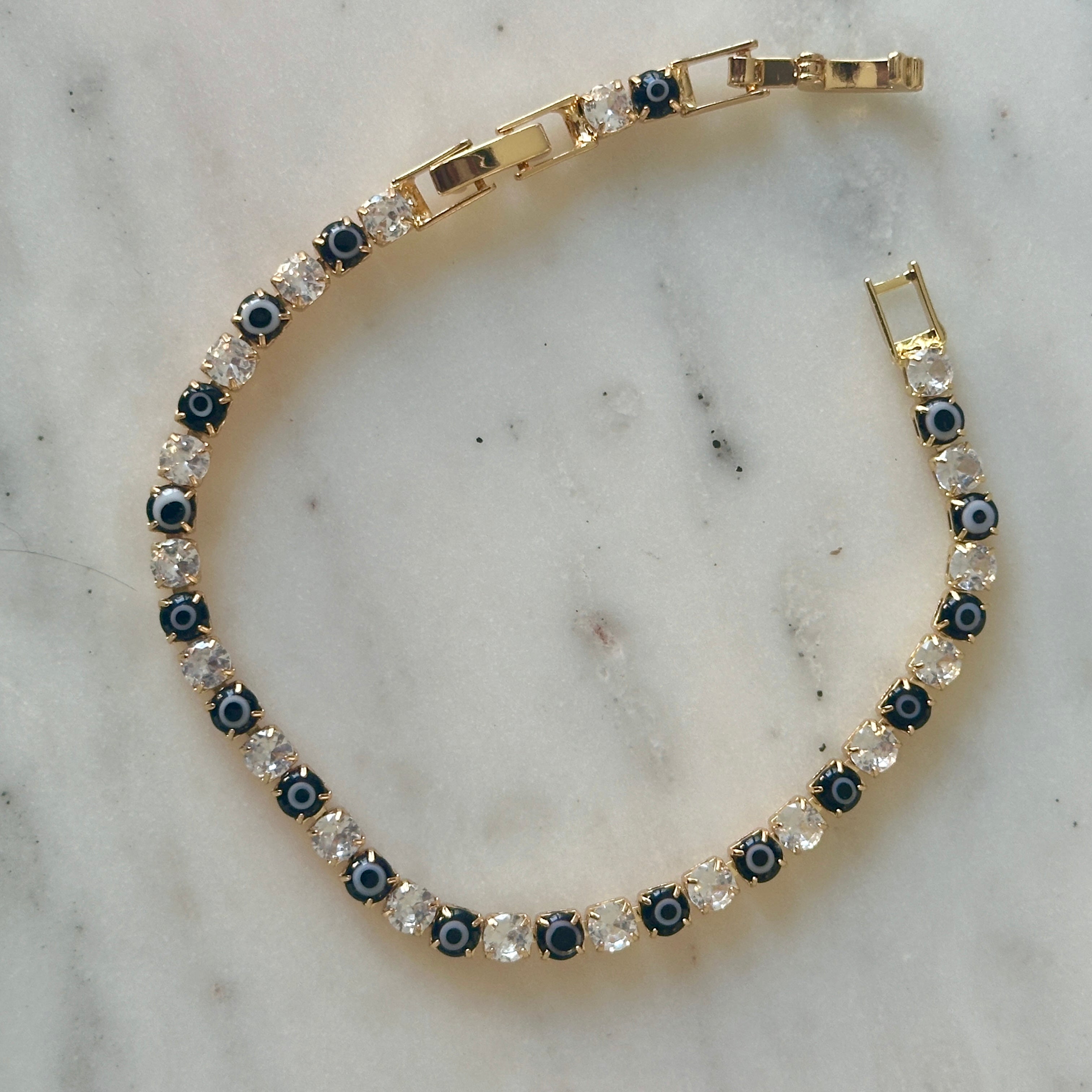 Evil Eye Tennis Bracelet