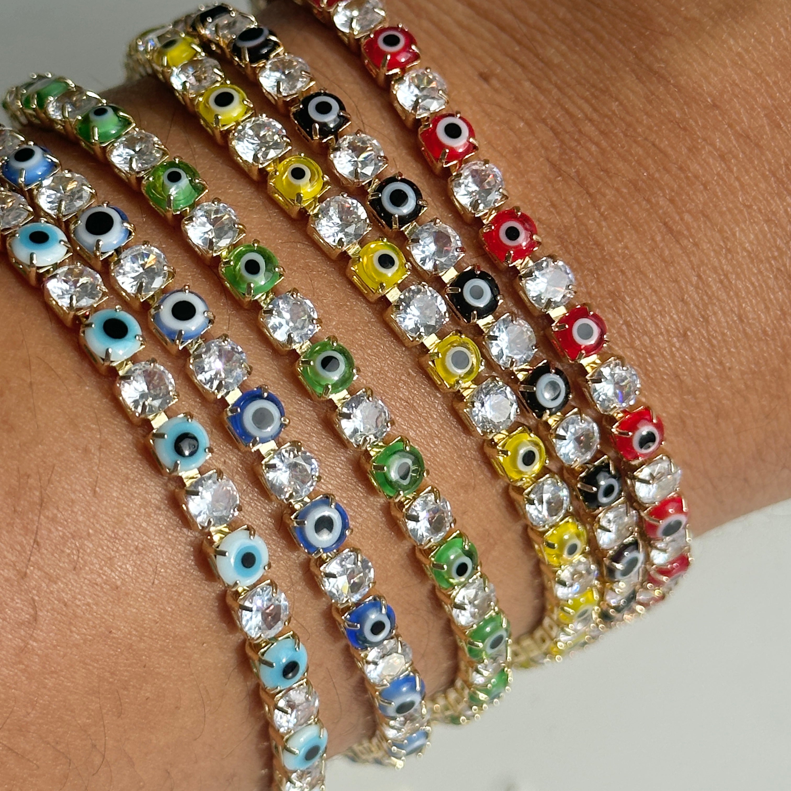 Evil Eye Tennis Bracelet