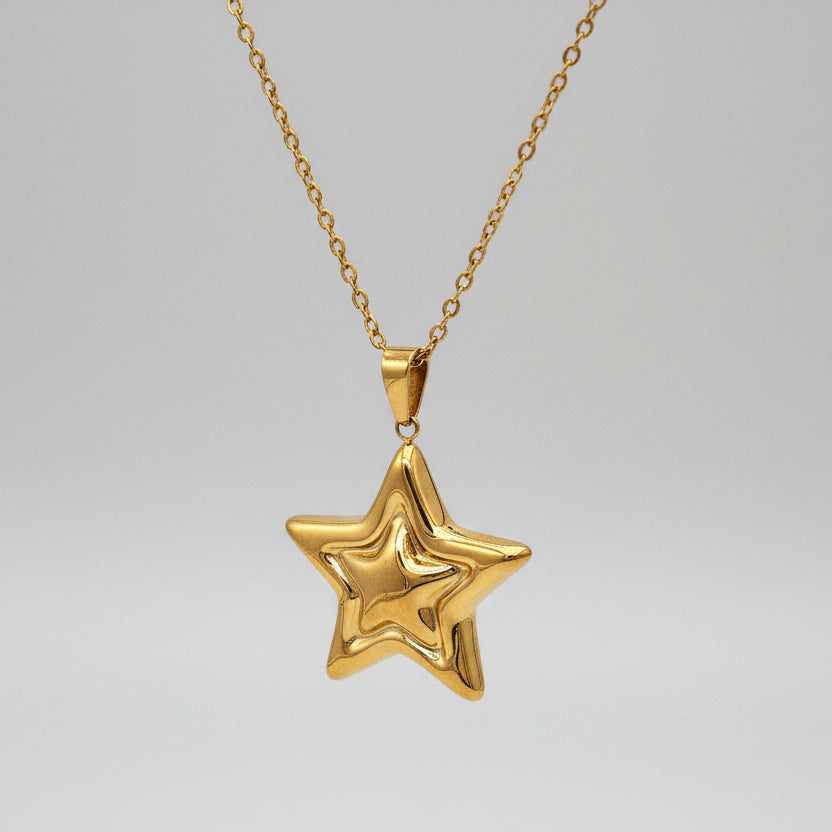 Gold Star Necklace