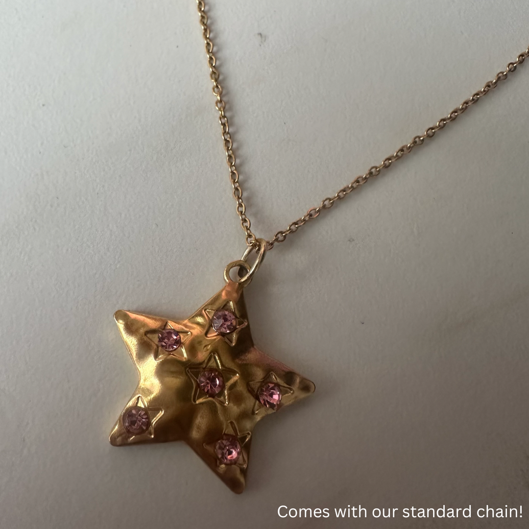 Studded Star Necklace