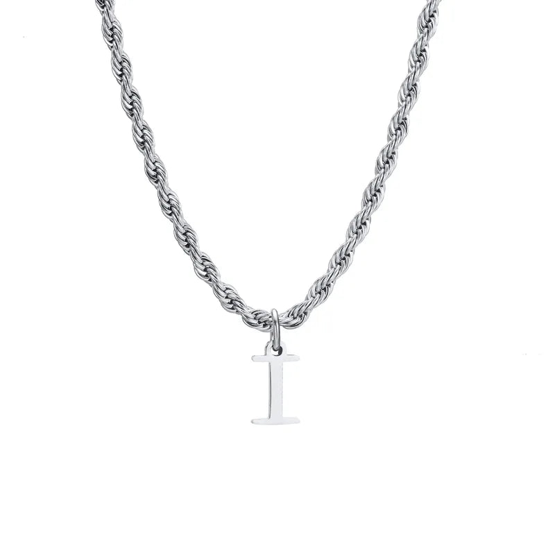 Letter Rope Necklace