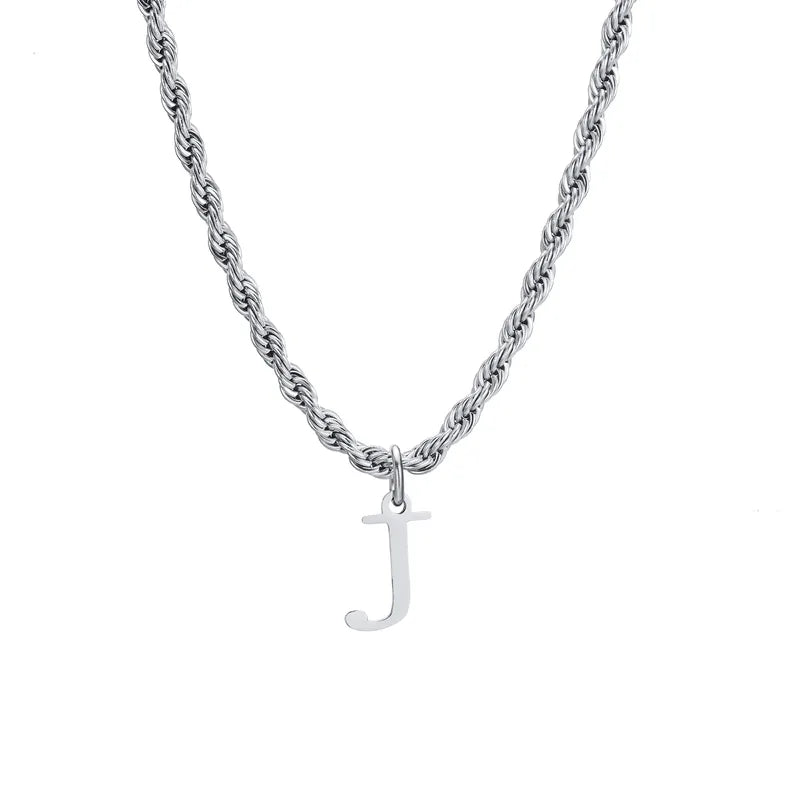 Letter Rope Necklace