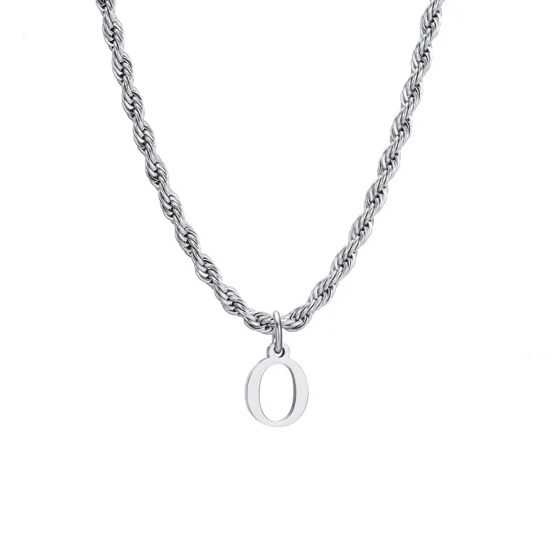 Letter Rope Necklace