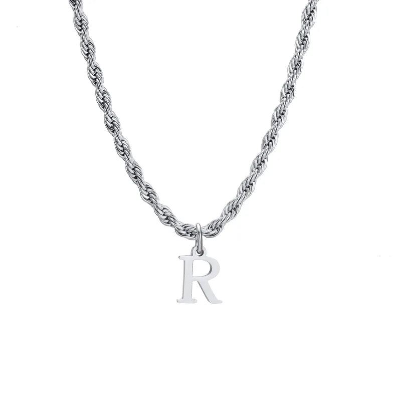 Letter Rope Necklace