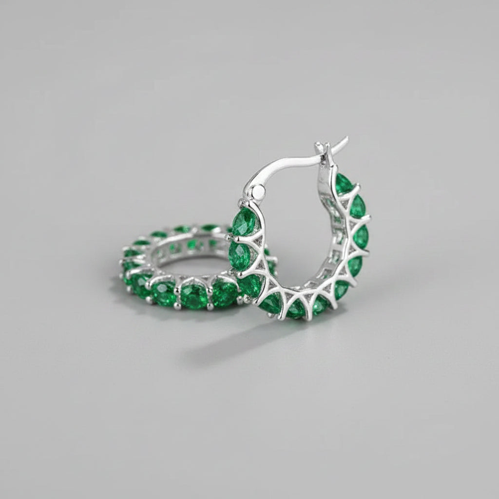 Halo Hoop Earrings