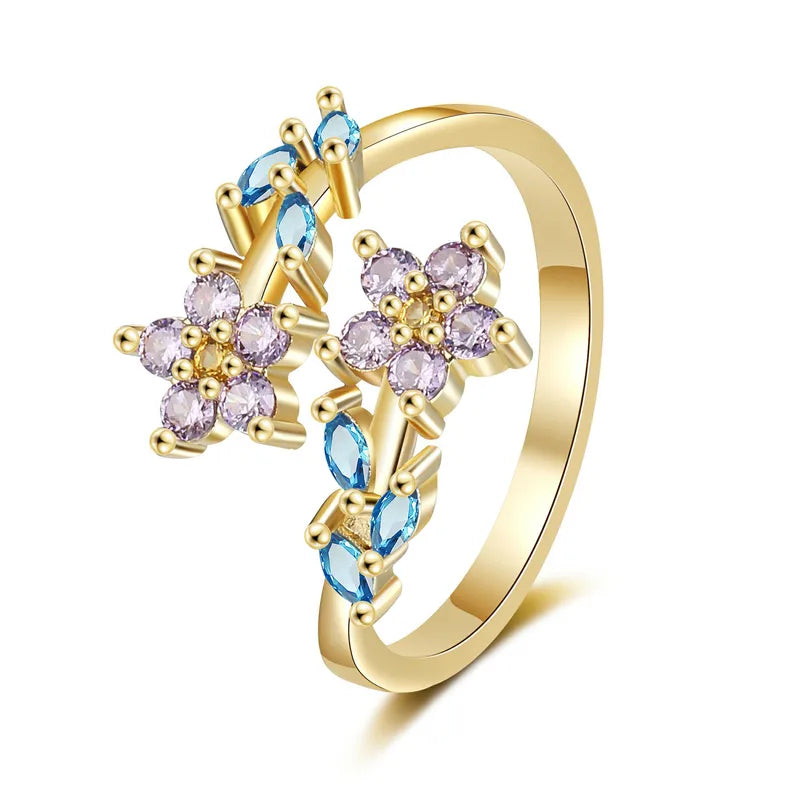 Forget Me Not Flower Ring