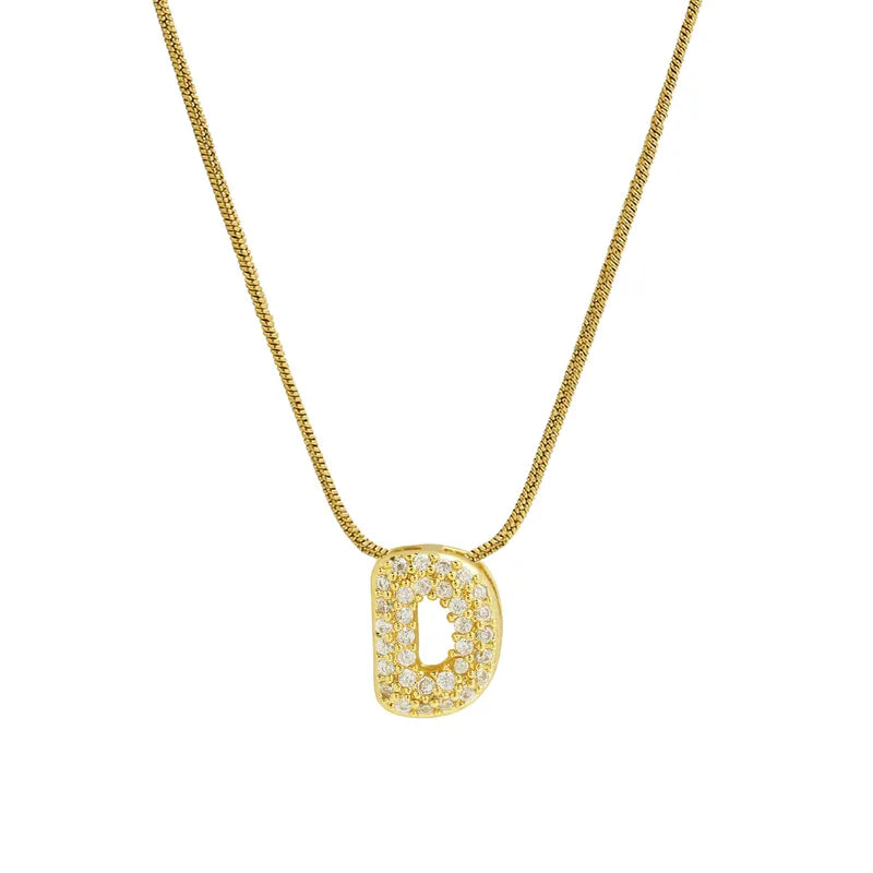 Sparkly Letter Necklace