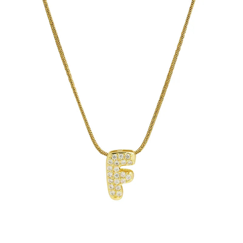 Sparkly Letter Necklace