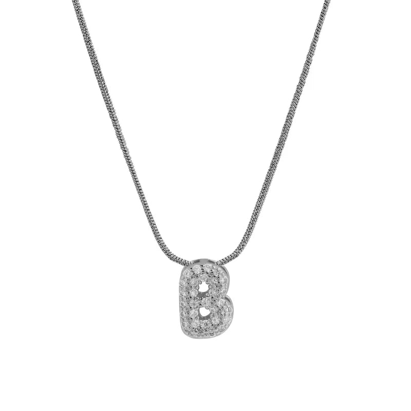 Sparkly Letter Necklace