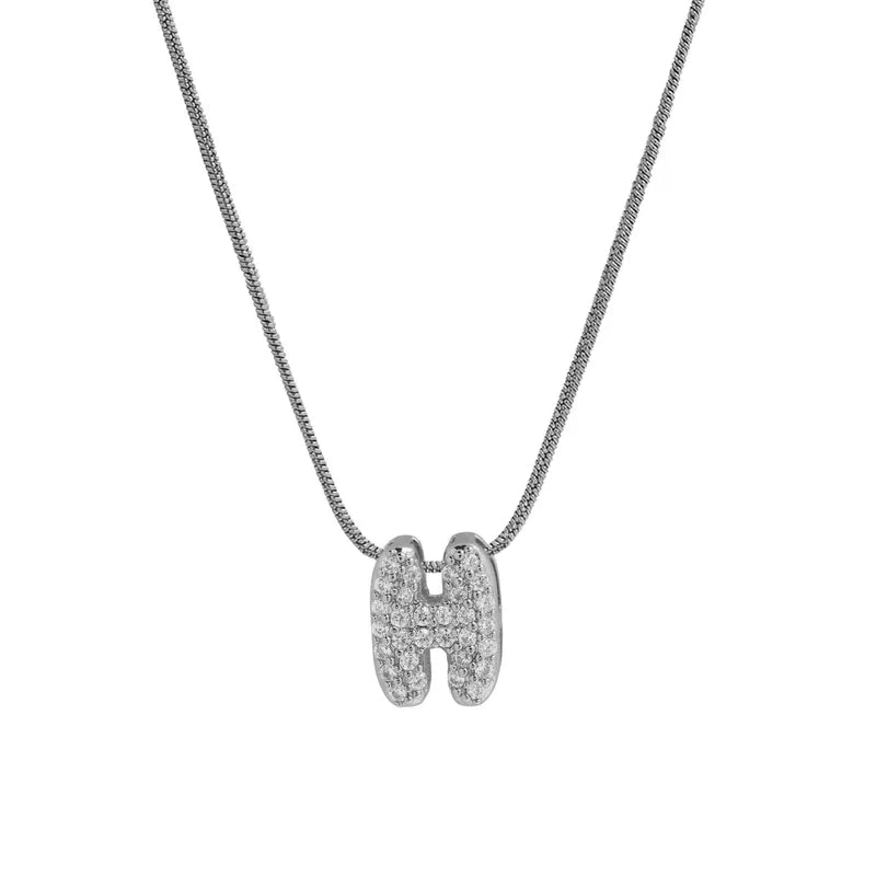 Sparkly Letter Necklace