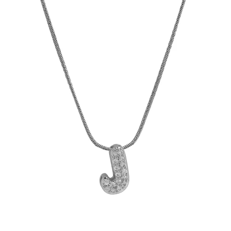 Sparkly Letter Necklace